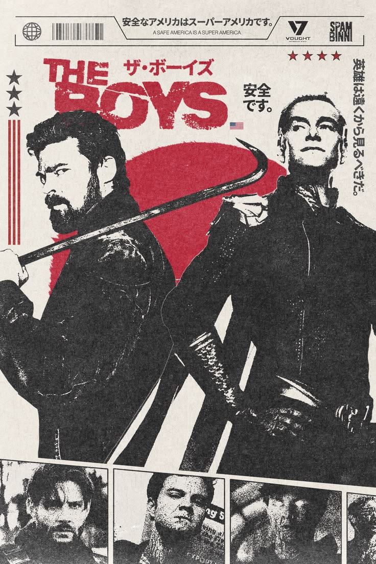 THE BOYS HOMELANDER BILLY BUTCHER GRAPHIC DESIGN SPAMBINNI POSTER